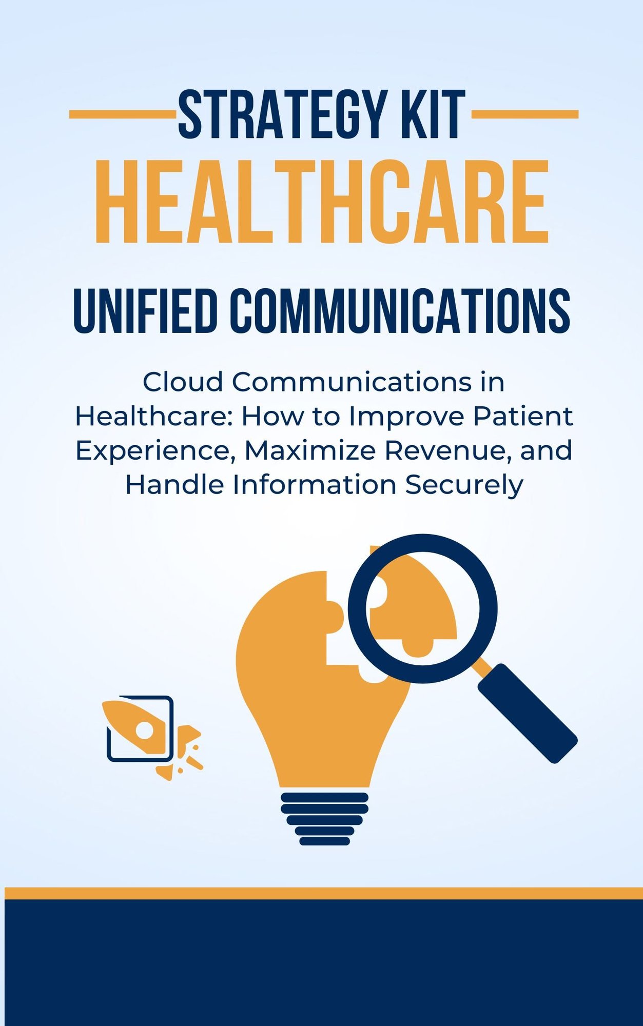 Blue and White Modern Business Book Cover